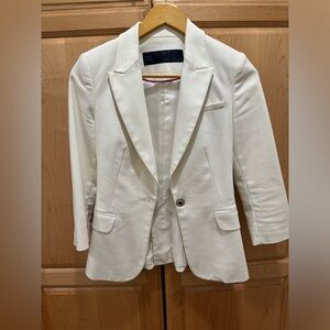 Zara white blazer